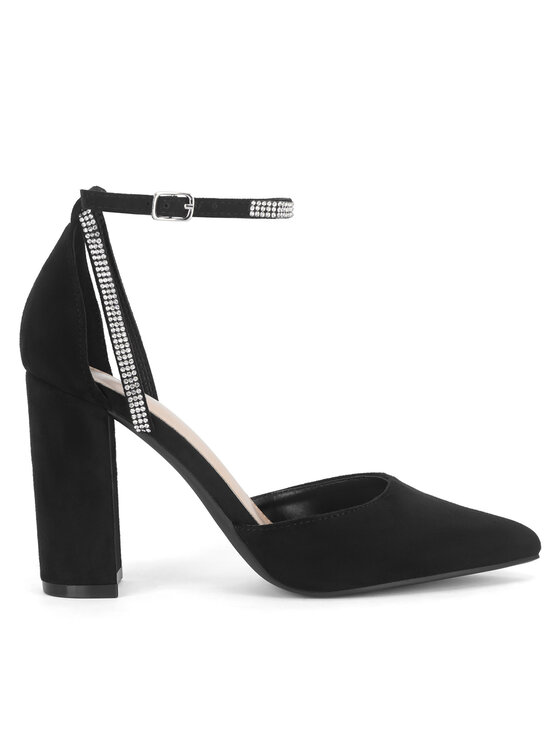 DeeZee Czółenka DeeZee WSS20601-01 Czarny
