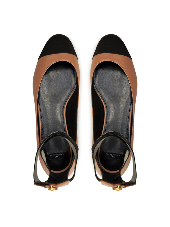 Elisabetta Franchi Baleriny Elisabetta Franchi SA-59C-46E2-V500 Beżowy