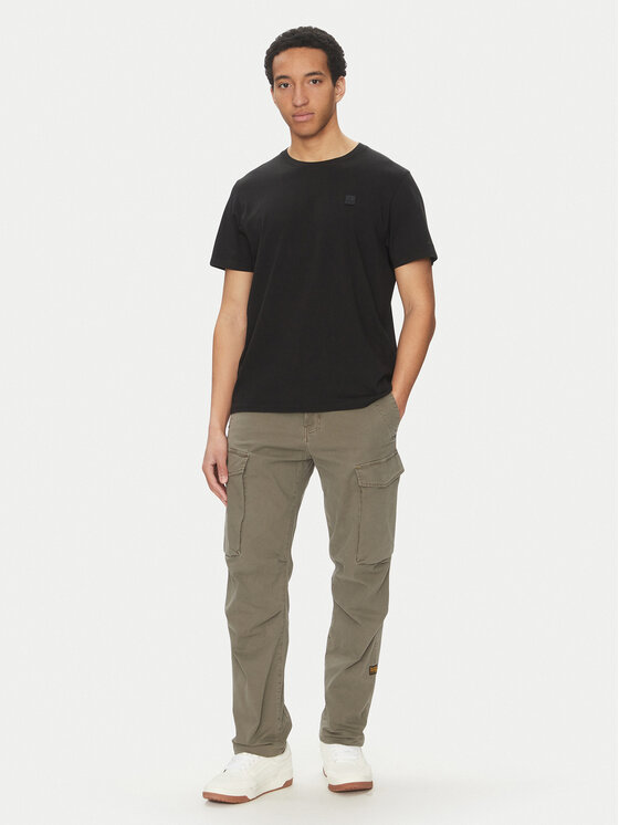 Moose Knuckles Moose Knuckles Póló Duluth M15MT759 Fekete Regular Fit