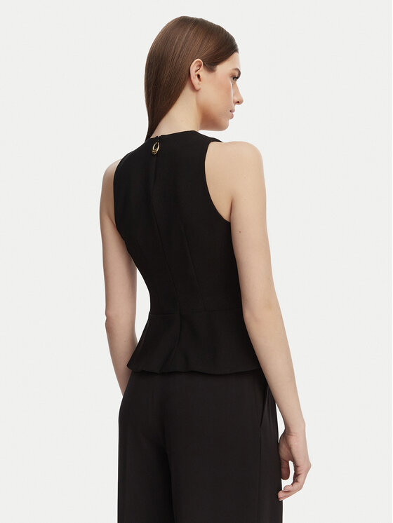 HUGO HUGO Блузка Carmint 50559304 Чорний Slim Fit