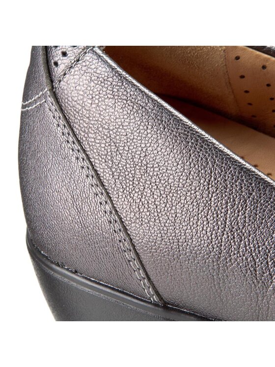 Clarks Обувки Clarks Un Cass 261211844 Pewter Metallic