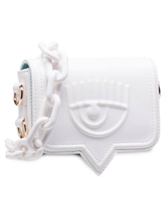 Chiara Ferragni Torbica za okrog pasu﻿ Chiara Ferragni 21PE-CFPT014 Bela