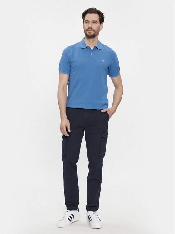 United Colors Of Benetton United Colors Of Benetton Поло 3089J3179 Голубий Regular Fit
