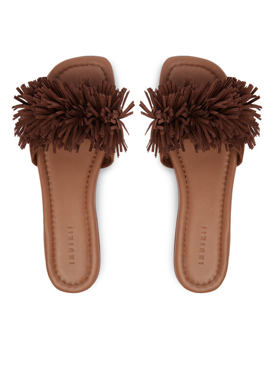 Inuikii Шльопанці Inuikii Fringes Flower 1014.003.0031.150 Коричневий