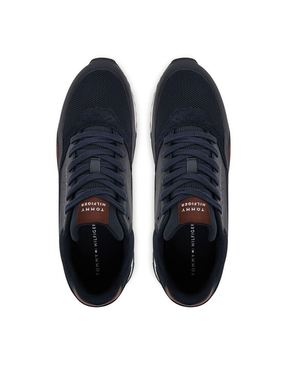 Tommy Hilfiger Sneakersy Tommy Hilfiger New Runner Eva Mix FM0FM05522 Tmavomodrá