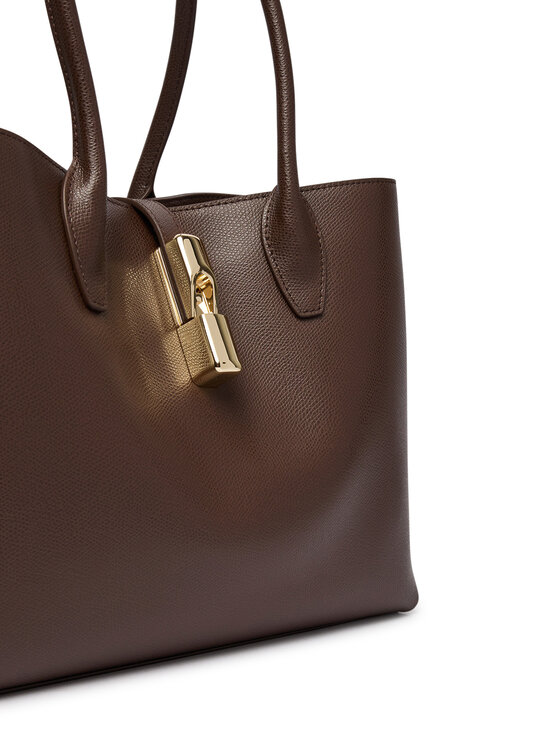 Furla Ročna torba Furla Goccia M WB01978 ARE000 4284S Temno rjava