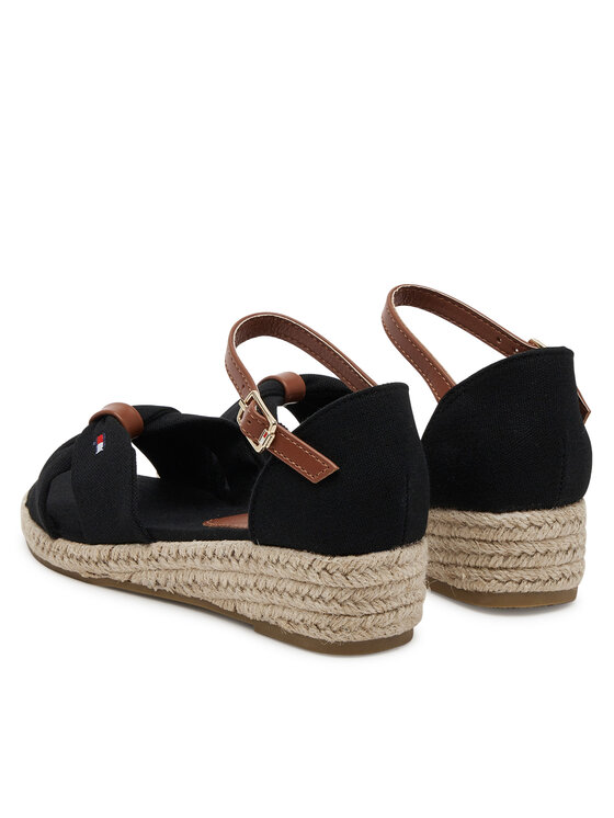 Tommy Hilfiger Espadrilės Tommy Hilfiger T3A7-33801-0048 M Juoda