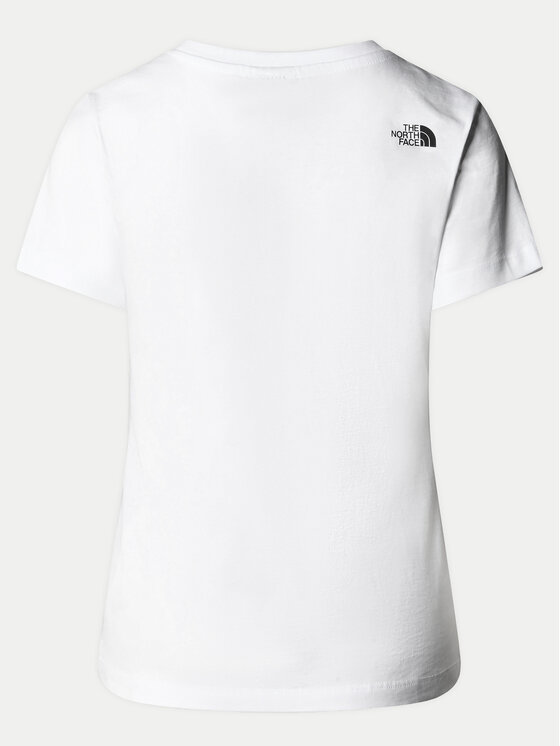 The North Face The North Face Majica Easy NF0A87N6 Bela Regular Fit