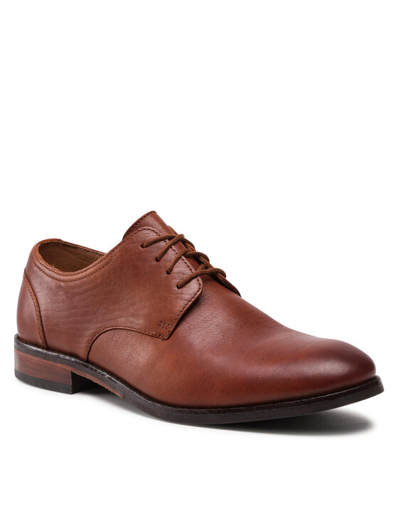 Clarks Туфлі Clarks Flow Plain 261477987 Коричневий