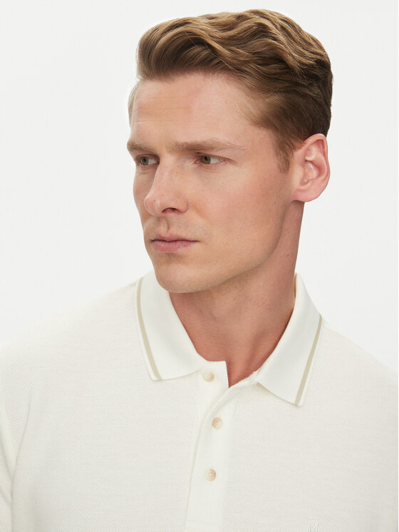 Marciano Guess Marciano Guess Polo 5GHP08 6322A Écru Regular Fit