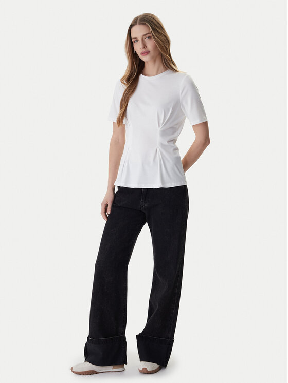 ONLY ONLY Felső Elena 15368451 Fehér Slim Fit