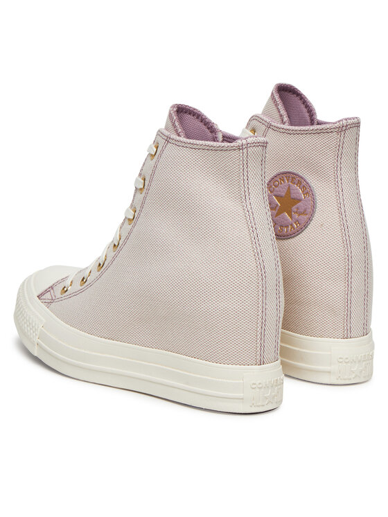 Converse Кеди Converse Chuck Taylor All Star Wedge Platform Gold A12763C Рожевий
