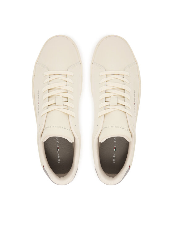 Tommy Hilfiger Zapatillas Tommy Hilfiger Th Court Detail Ess FM0FM05367 Écru