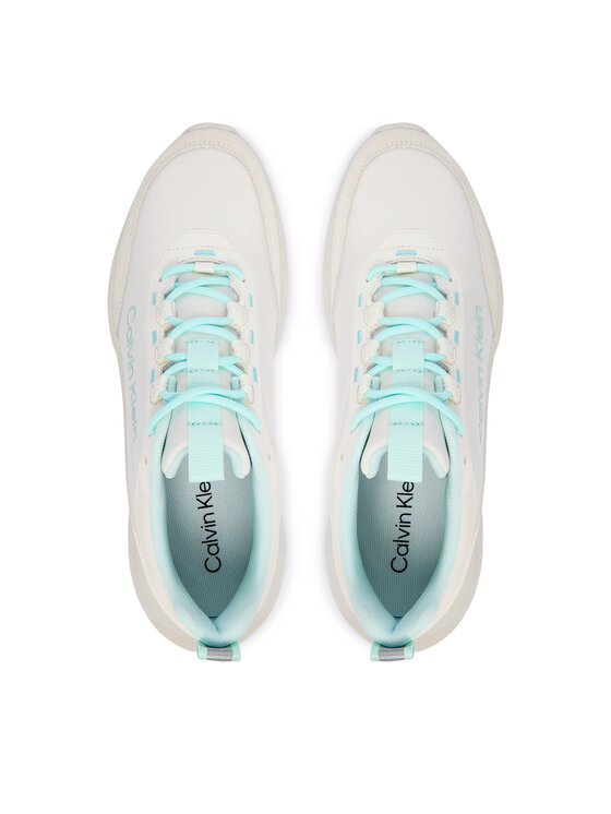 Calvin Klein Sneakersy Calvin Klein Light Eva Run Ess Lac Ny-Su Wmn HW0HW03293 Biela