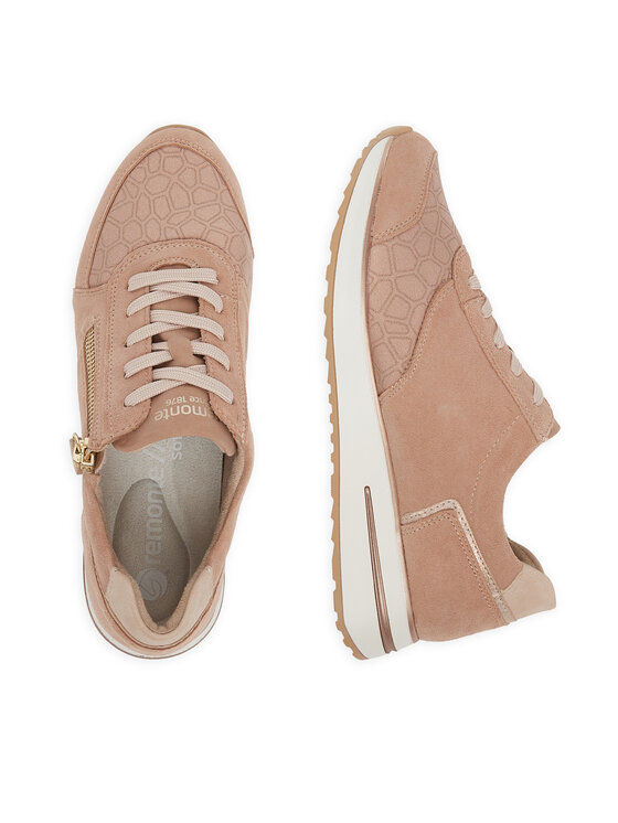 Remonte Sneakersy Remonte D1G10-31 Różowy