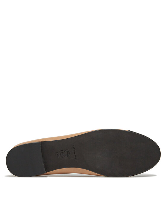Tory Burch Balerinos Tory Burch Cap-Toe Ballet 154513 Smėlio