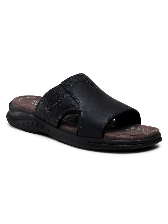 Clarks Nazouváky Clarks Hapsford Slide 261580857 Černá