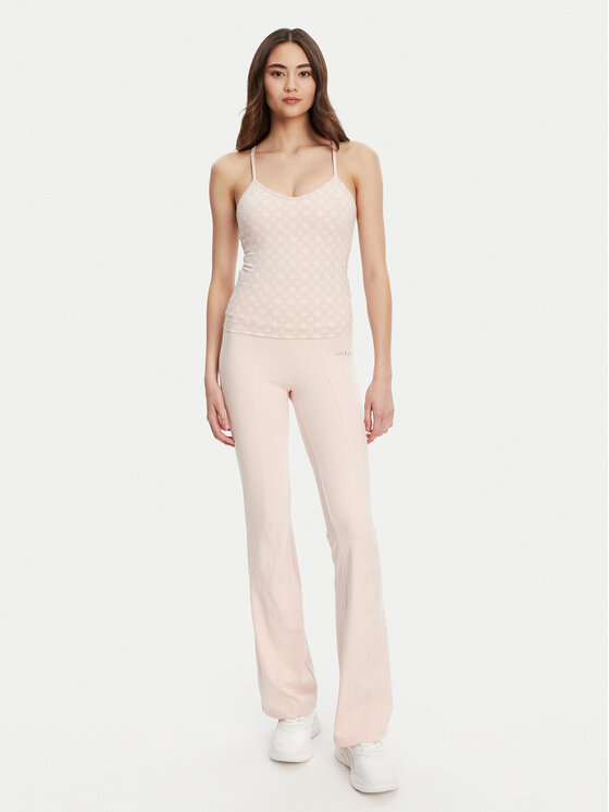 Guess Guess Топ V5YP11 MC03W Рожевий Slim Fit
