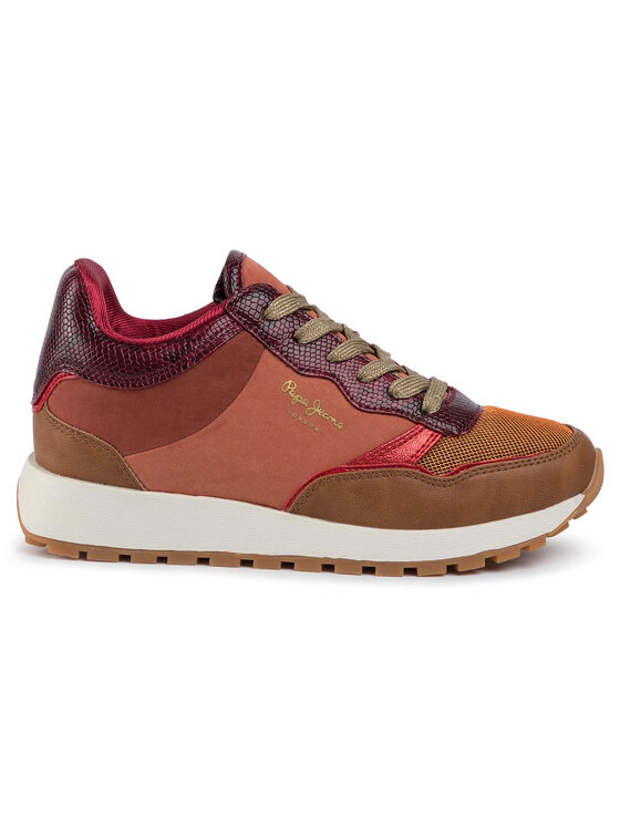Pepe Jeans Снікерcи Pepe Jeans Dean Mon PLS30885 Оранжевий