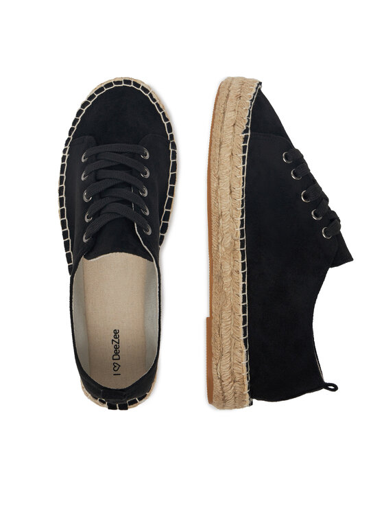 DeeZee Espadrilles DeeZee ZF230819 Melns