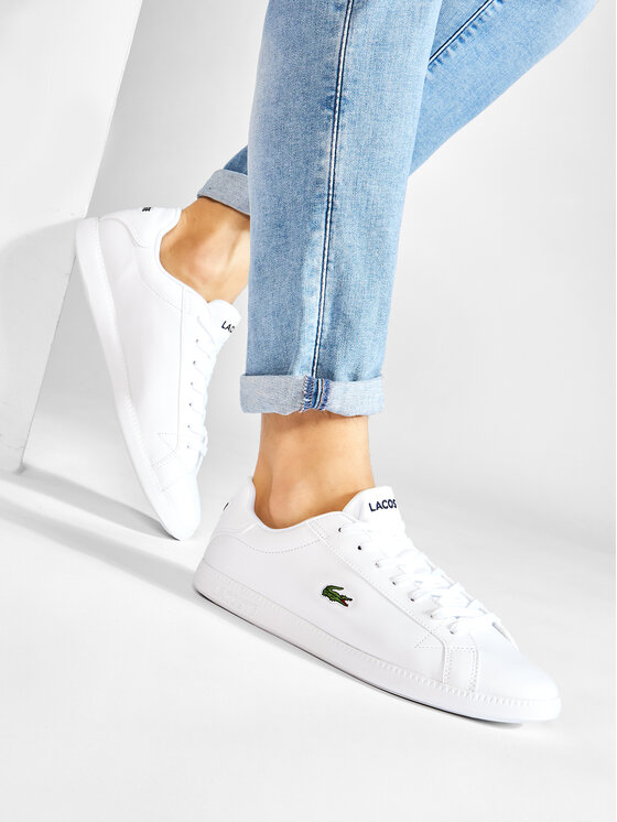 Lacoste Снікерcи Lacoste Graduate Bl 1 SMA 737SMA005321G Білий
