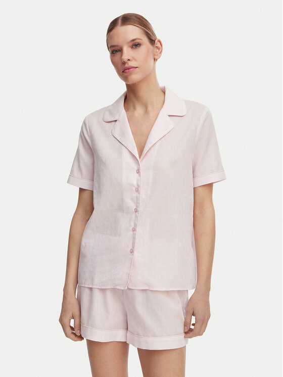 Guess Guess Піжама O6GX00 WN011 Світло-рожевий Regular Fit