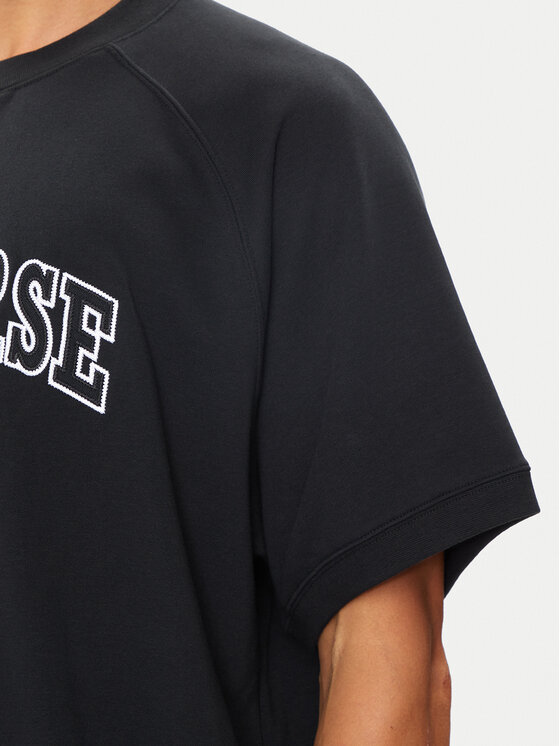Converse Converse T-Shirt M Retro Chuck Ss Crew 10026428-A01 Μαύρο Regular Fit