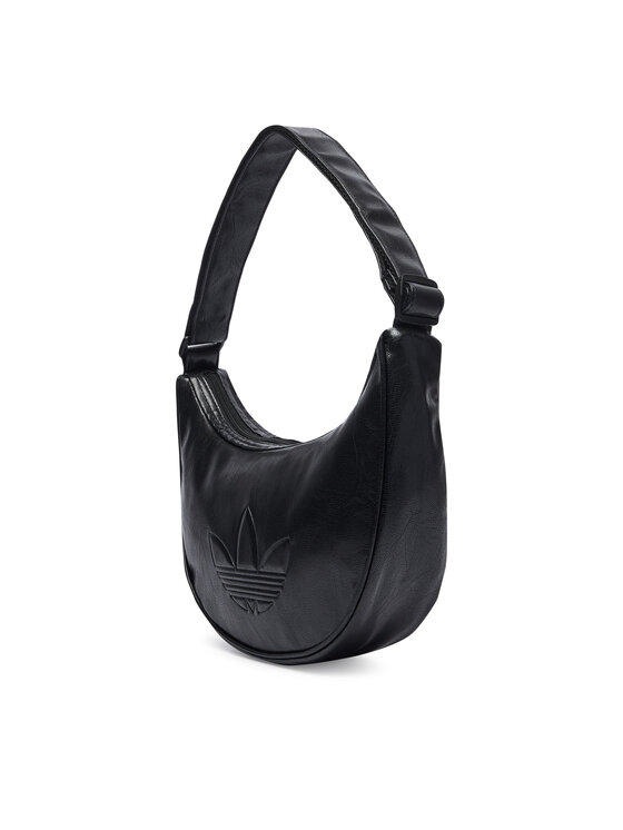 adidas Сумка adidas Adicolor Half Crescent Bag Metallic Pu KR1546 Чорний