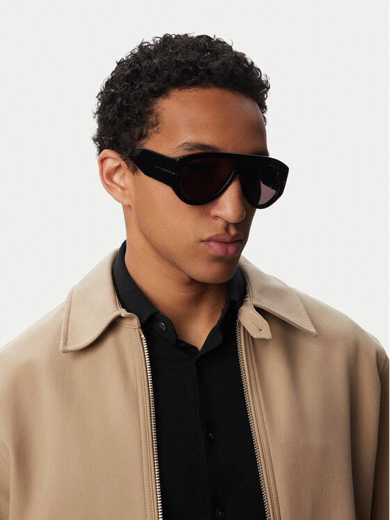 Tom Ford Slnečné okuliare Tom Ford Bronson FT1044 Čierna
