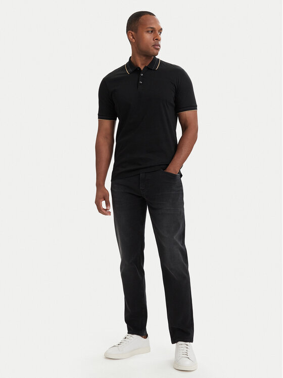 BOSS BOSS Polo H-Phillipson 195 50565587 Negro Slim Fit