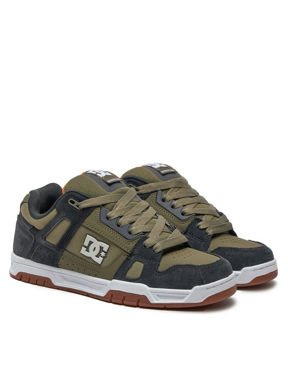 DC Shoes Sneakersy DC Shoes Stag 320188-ARO Zielony