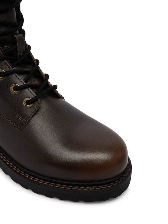 Tommy Jeans Planinarske cipele Tommy Jeans Archive '01 Brushed Leather EM0EM01787 Tamno smeđa