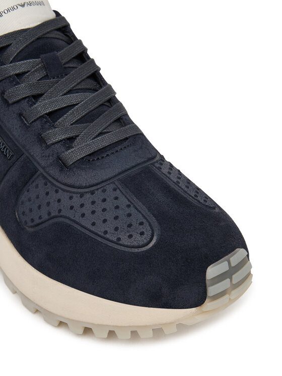 Emporio Armani Sneakersy Emporio Armani EM003740 AF19728 ZB005 Granatowy