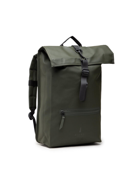 Plecak Rains Rolltop Rucksack 1316 Zielony | Eobuwie.com.pl