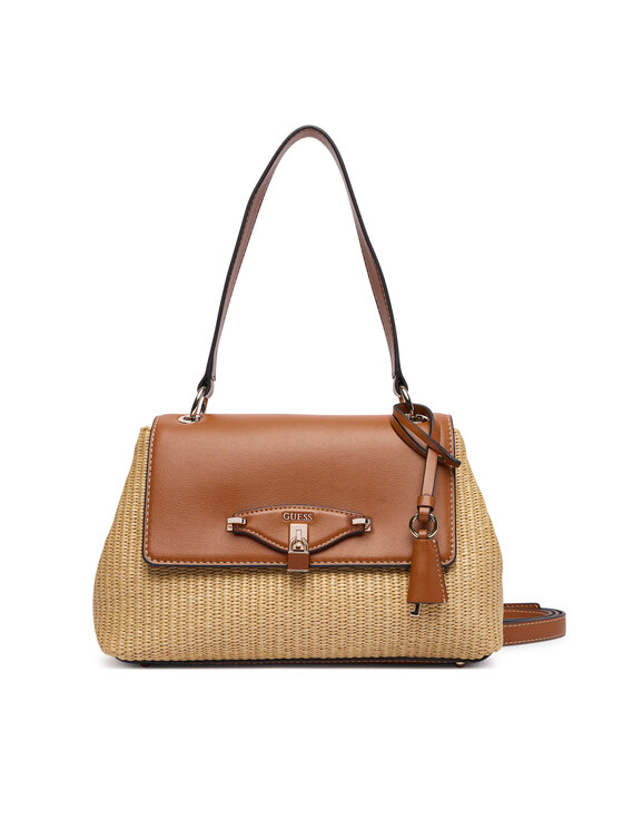 Guess Дамска чанта Guess Maggie Straw HWWG97 53190 Бежов