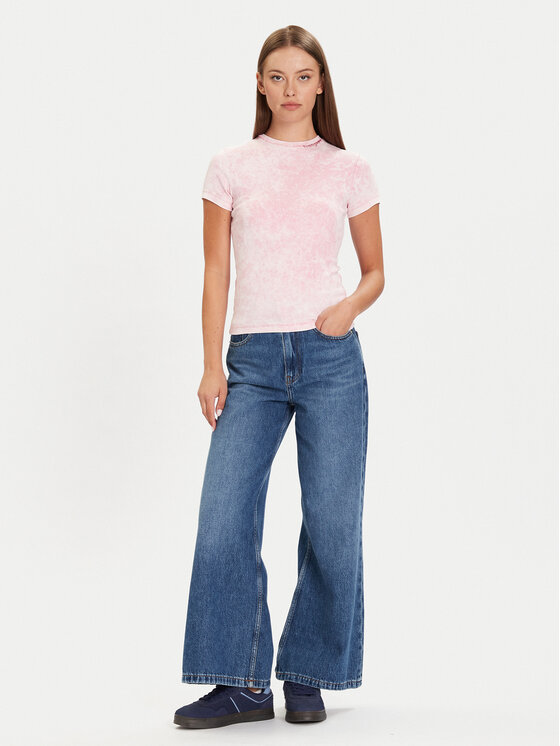Tommy Jeans Tommy Jeans Camiseta DW0DW21531 Rosa Slim Fit