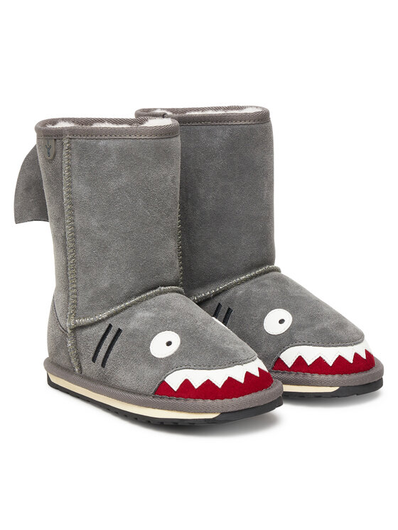 EMU Australia Śniegowce EMU Australia Little Creatures Shark K10589 Szary
