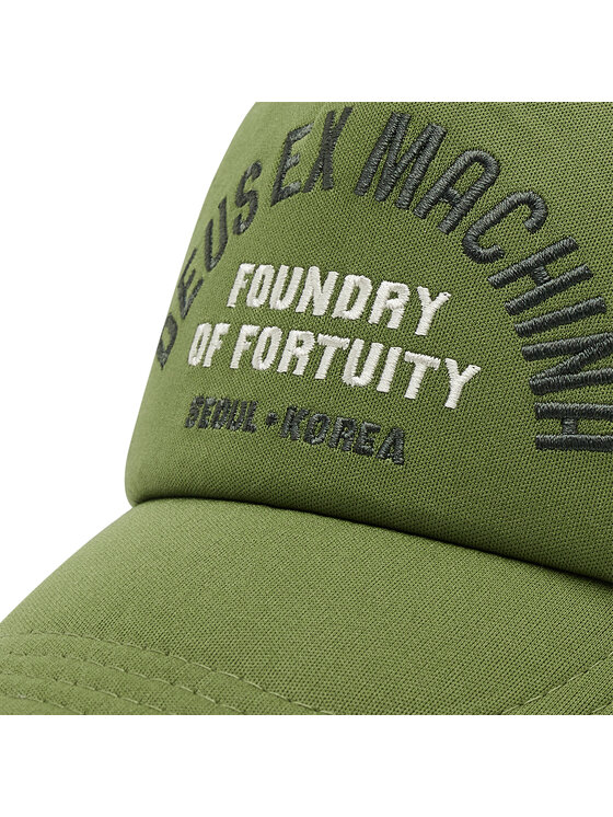 Deus Ex Machina Kepurė su snapeliu Deus Ex Machina Fortunity Trucker DMP2271536 Žalia