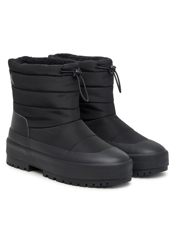 Calvin Klein Апрески Calvin Klein Vulc Flatform Snowboot Nyl HW0HW03245 Черен