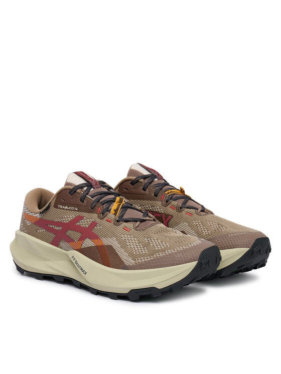 Asics Buty do biegania Asics Trabuco 14 Gtx 1011C165 Brązowy