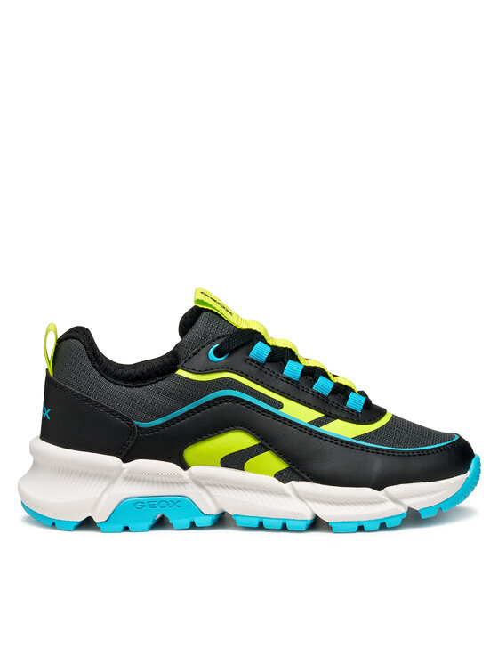 Geox Sneakersy Geox J Flexyper Plus J56MVB 0FU54 C0035 S Čierna