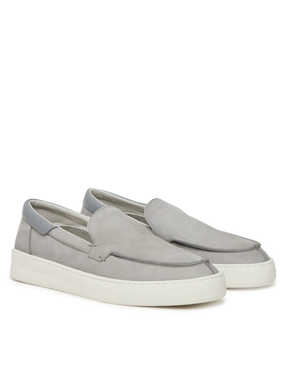 Filling Pieces Półbuty Filling Pieces Signature Loafer 79128261878 Szary
