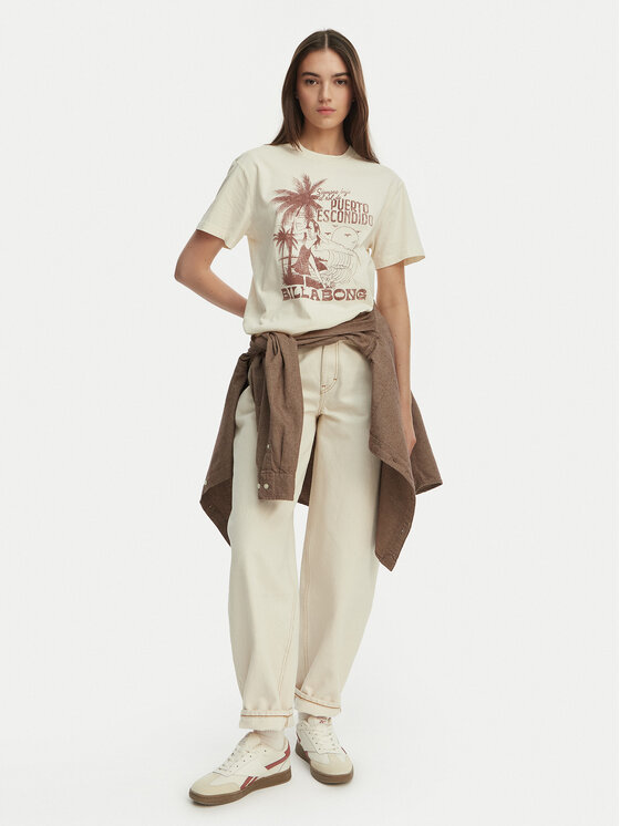 Billabong Billabong Camiseta Oriana EBJZT00474 Beis Regular Fit