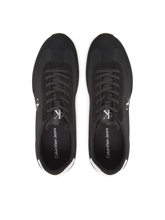 Calvin Klein Jeans Sneakersy Calvin Klein Jeans Retro Runner Lace Up Ny-Su YM0YM01325 Czarny
