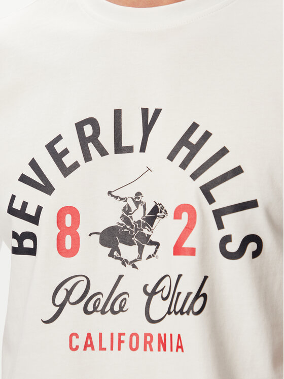 Beverly Hills Polo Club Beverly Hills Polo Club Футболка P-SS26M-TS1290 Білий Regular Fit