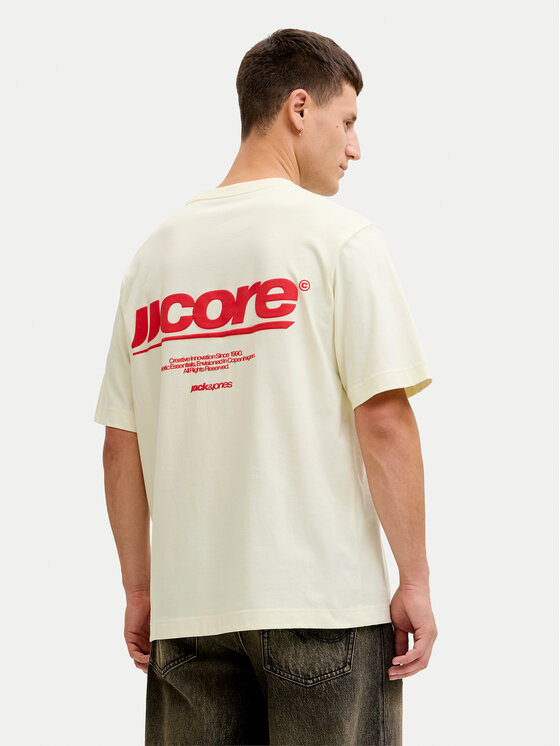 Jack & Jones Jack & Jones Camiseta Club 12289842 Amarillo Relaxed Fit