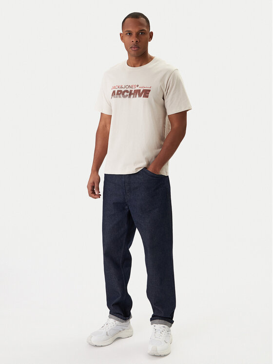 Jack & Jones Jack & Jones Camiseta Brat Tee 12288103 Beis Regular Fit