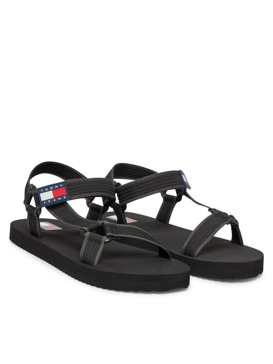 Tommy Jeans Sandale Tommy Jeans Tjm Casual Sandal EM0EM01563 Negru