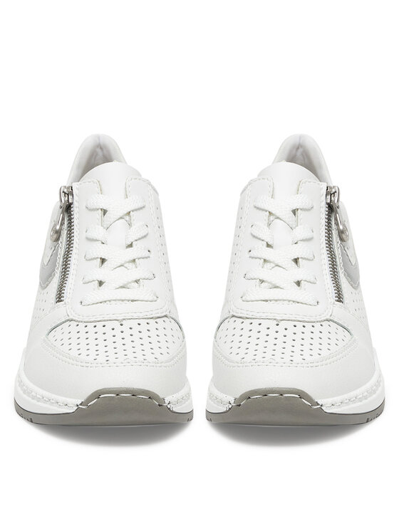 Rieker Sneakers Rieker N4340-80 Alb