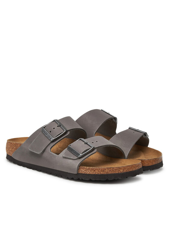 Birkenstock Шльопанці Birkenstock Arizona LEOI 1027026 Сірий